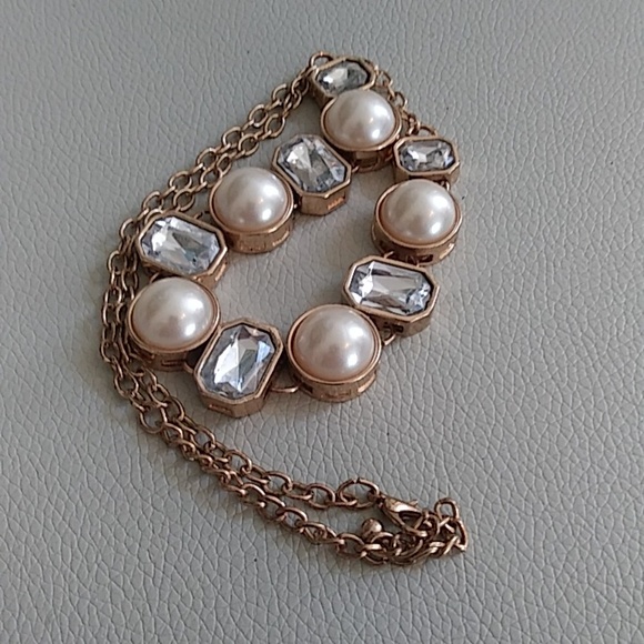 Gold Embellished Cocktail Necklace - Picture 10 of 17